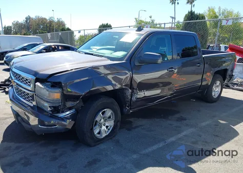 2015 Chevrolet Silverado 1500 1Lt из США, поврежденный, VIN 3GCPCREC4FG361748